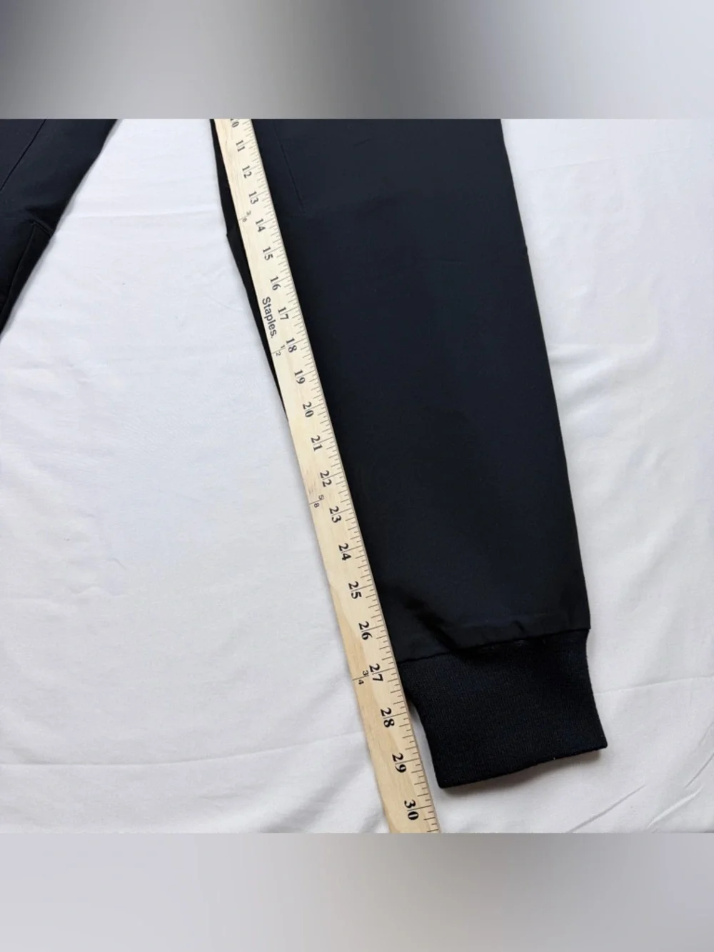 Figs Men's Black Jogger with White Drawstring